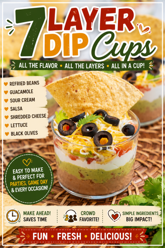 7 layer dip cups pin