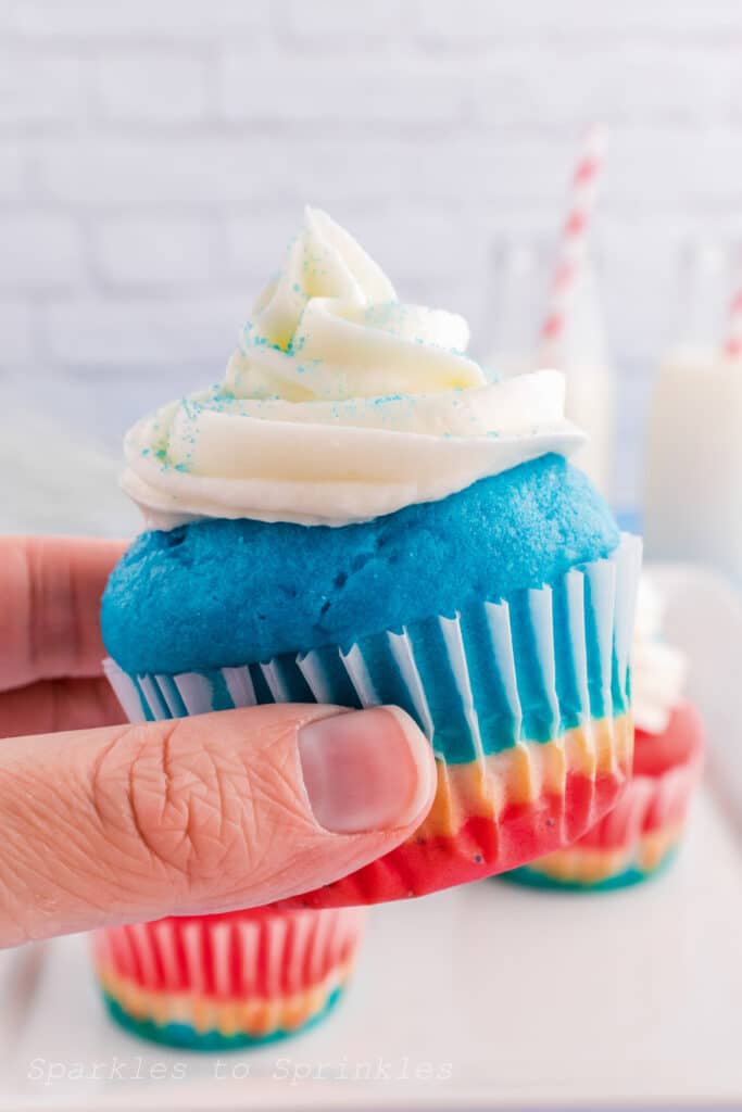 4th of july cupcakes