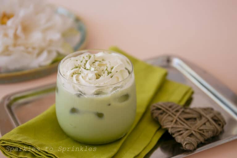Starbucks Iced Matcha Green Tea Latte Sparkles to Sprinkles