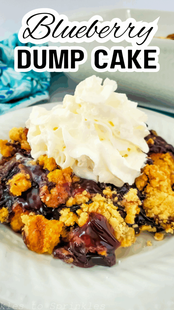 blueberry dump cake long pin