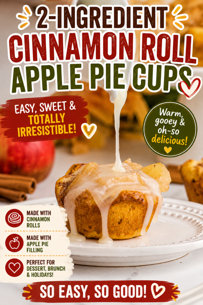 cinnamon rolls apple pie cups pin new