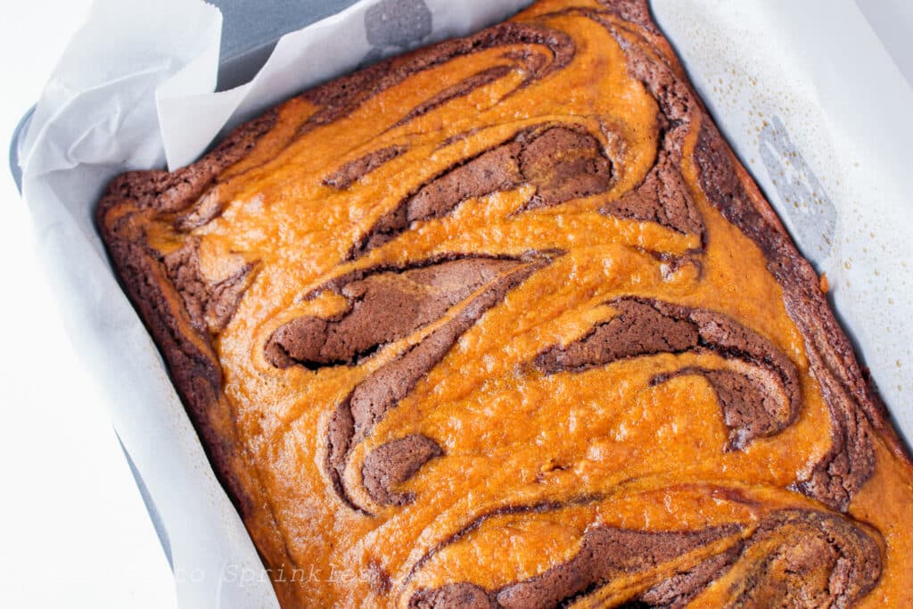 pumpkin brownies