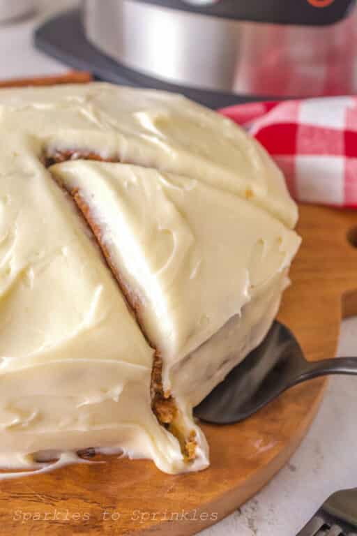 Ninja Foodi Apple Spice Cake Sparkles to Sprinkles