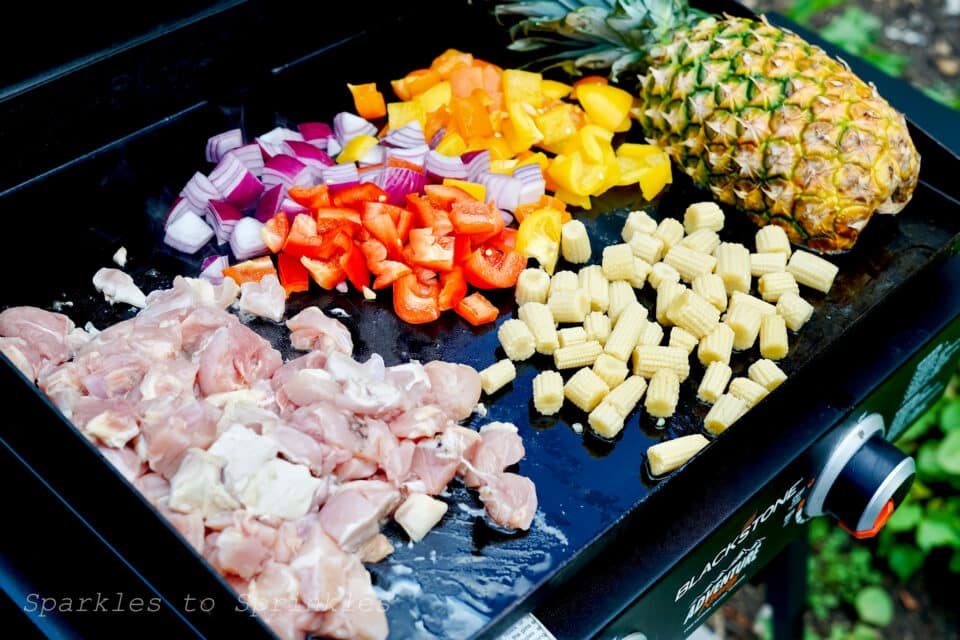 Blackstone Sweet & Tangy Pineapple Chicken Sparkles to Sprinkles