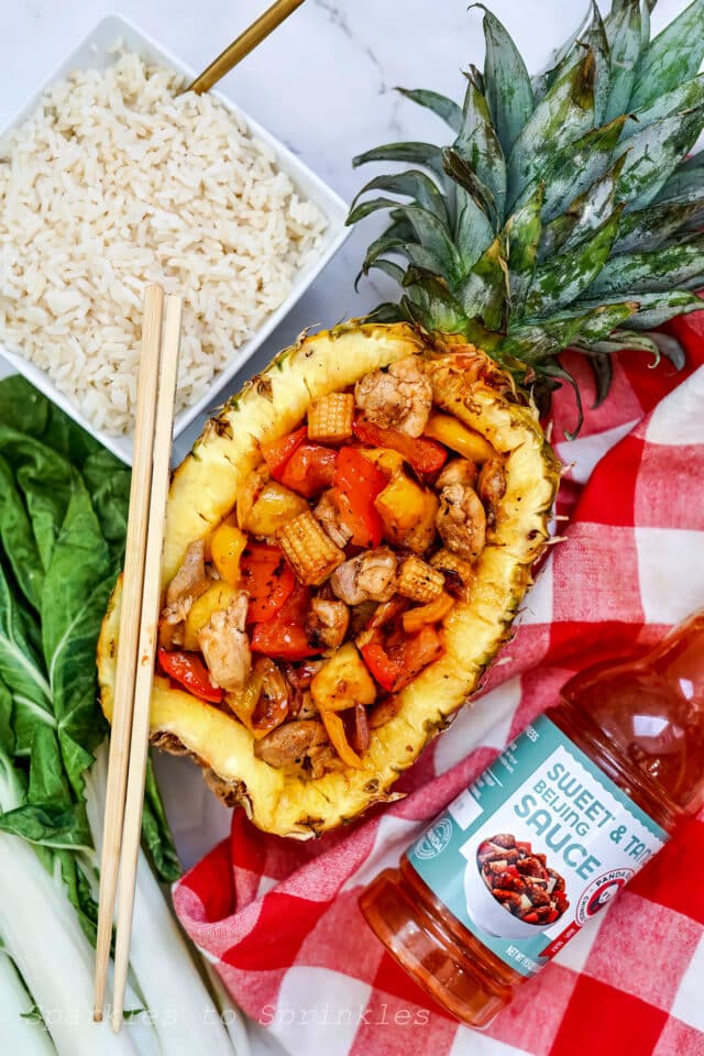 Blackstone Sweet & Tangy Pineapple Chicken Sparkles to Sprinkles