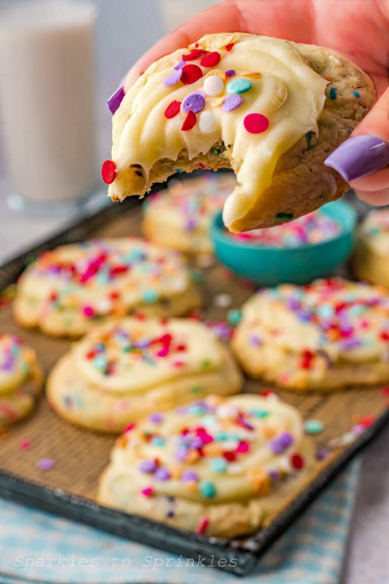 Crumbl Confetti Cake Cookies Sparkles to Sprinkles