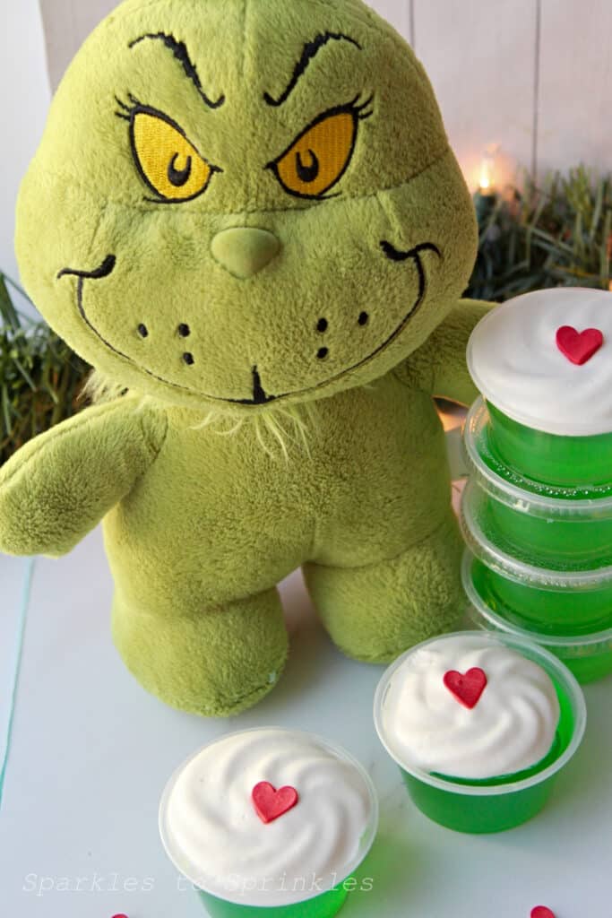 grinch jello shots