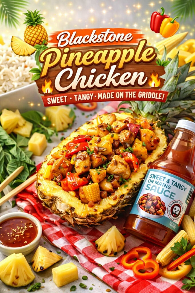 blackstone pineapple chicken pin