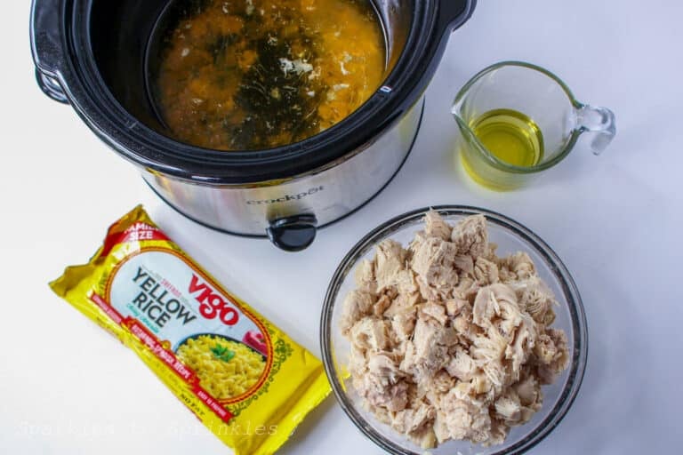 Crockpot Chicken And Yellow Rice Sparkles to Sprinkles