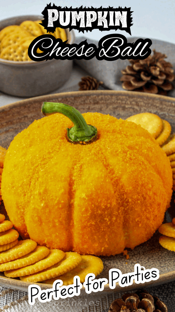 pumpkin cheese ball long pin