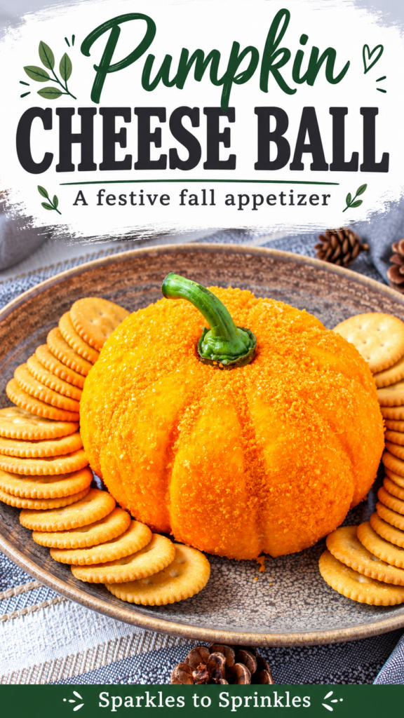 pumpkin cheese ball pin new