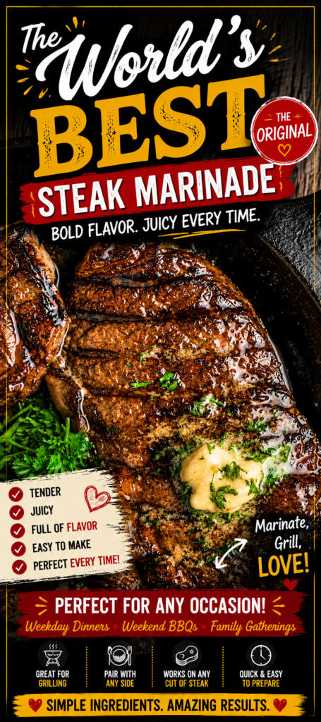 worlds best steak marinade pin