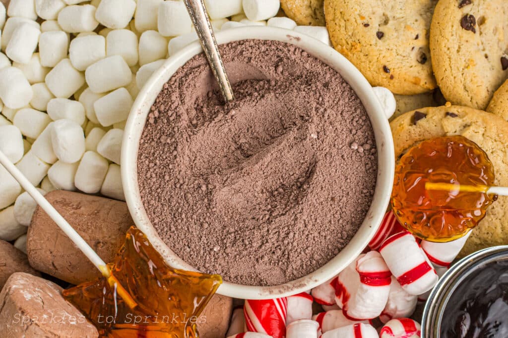 Hot Chocolate Charcuterie Board