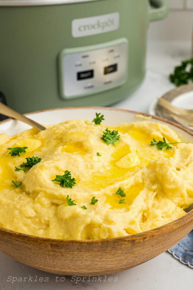 Crockpot Mashed Potatoes Sparkles to Sprinkles