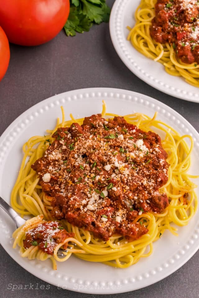 Homemade Spaghetti Sauce Recipe Sparkles to Sprinkles