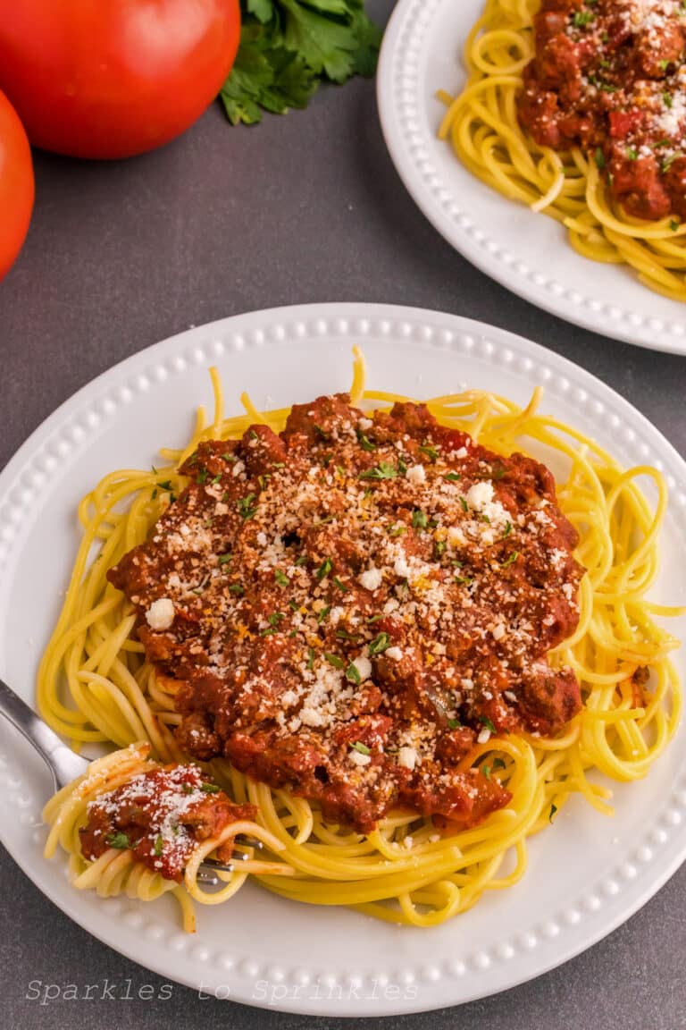 Homemade Spaghetti Sauce Recipe Sparkles to Sprinkles