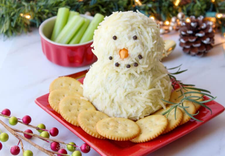 Snowman Cheeseball