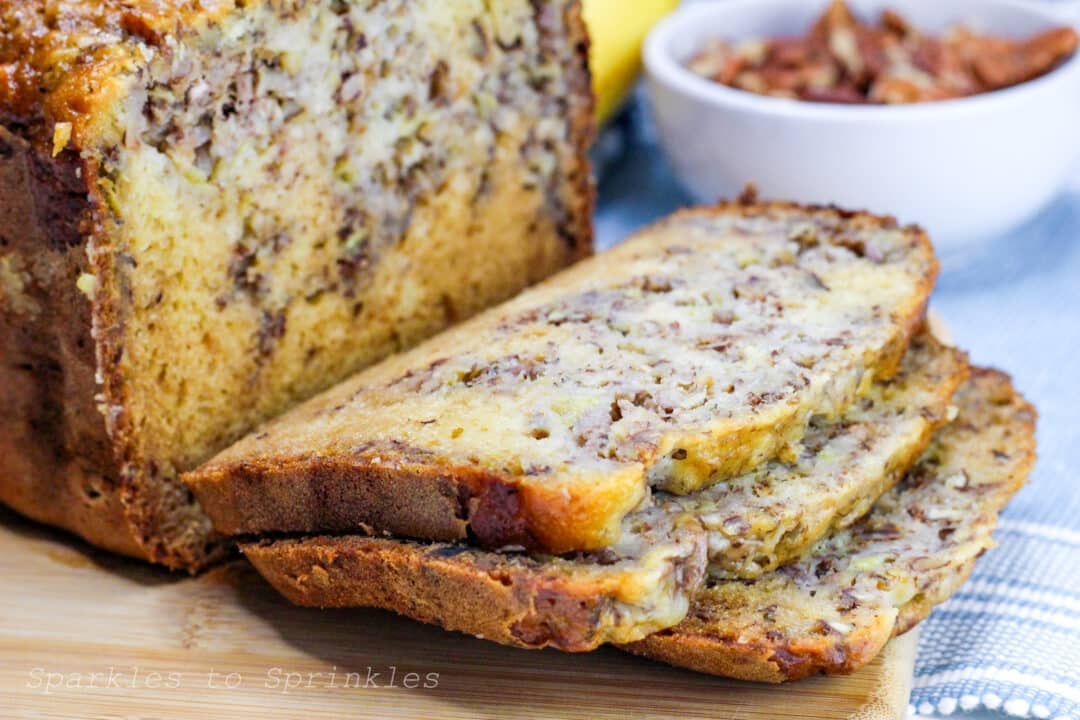 Bread Machine Banana Bread Sparkles to Sprinkles
