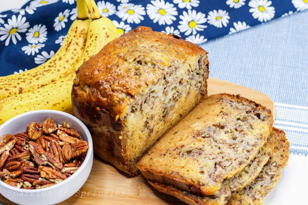 Bread Machine Banana Bread Sparkles to Sprinkles
