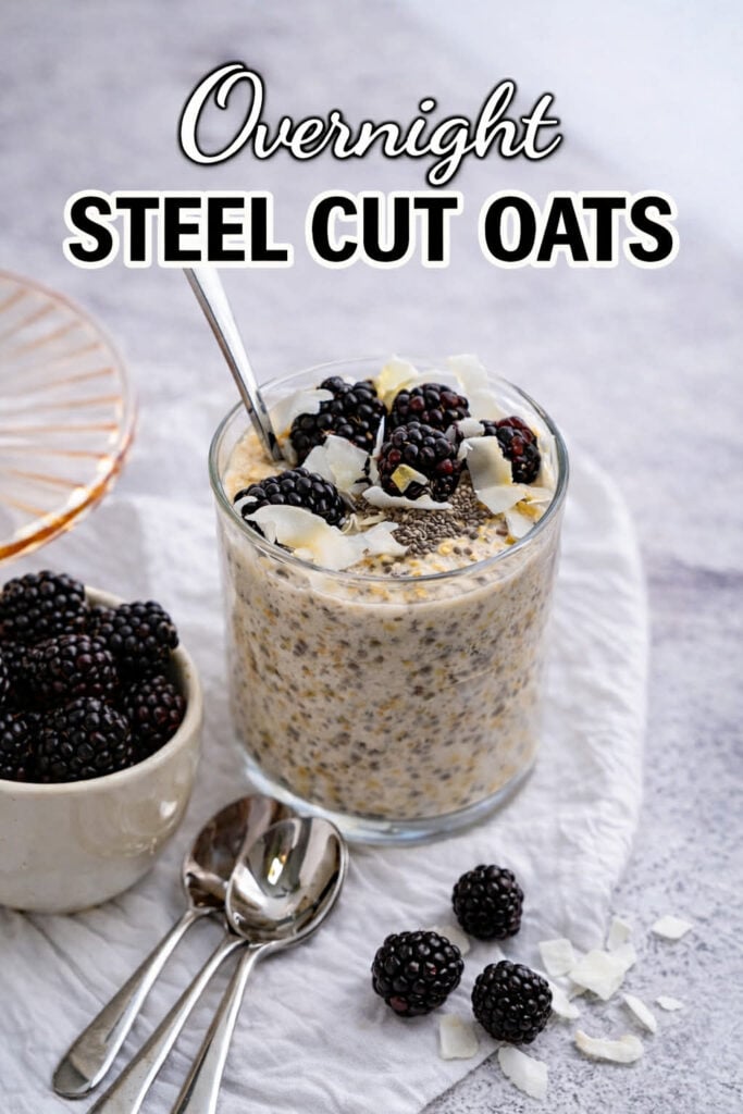 overnight steel cut oats pin