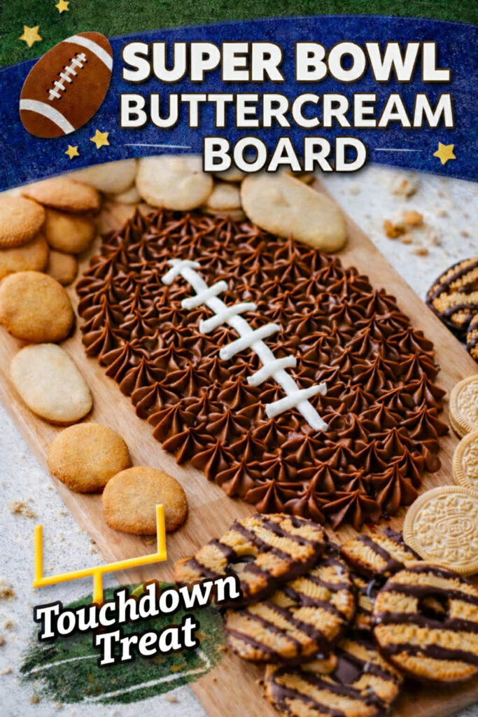 super bowl buttercream board pin new 1
