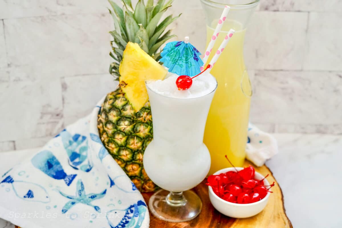 Frozen Pina Colada Recipe Sparkles to Sprinkles