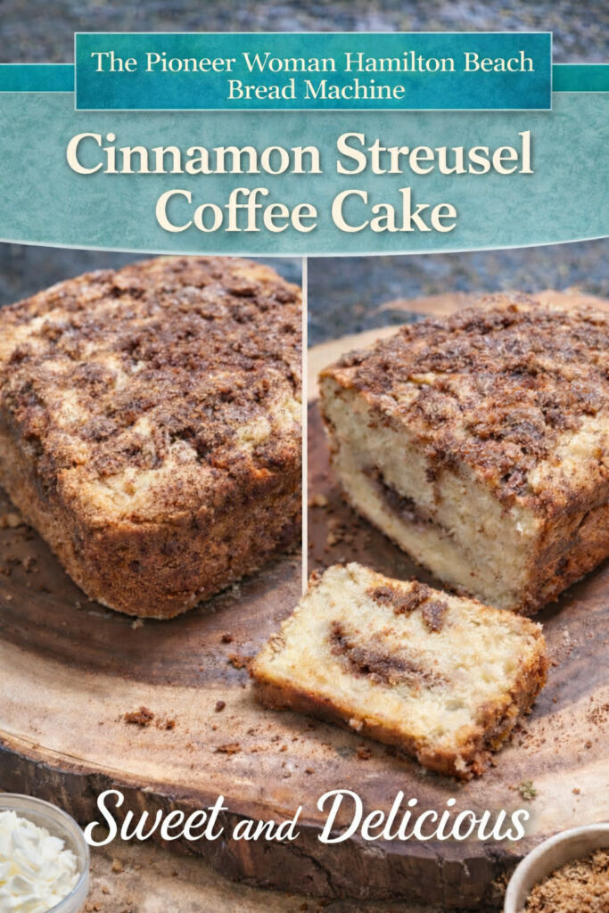 Pioneer Woman Hamilton Beach Bread Machine Cinnamon Streusel Coffee Cake pin new 1