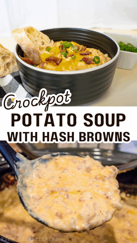 crockpot potato soup with hash browns long pin