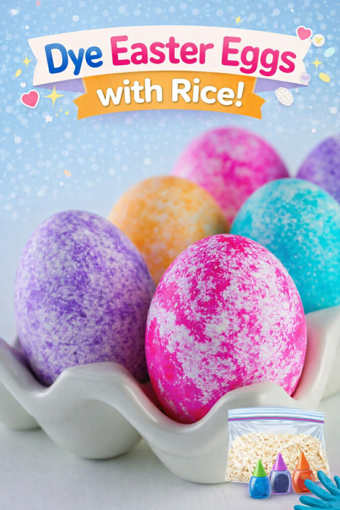 how to dye easter eggs with rice pin new