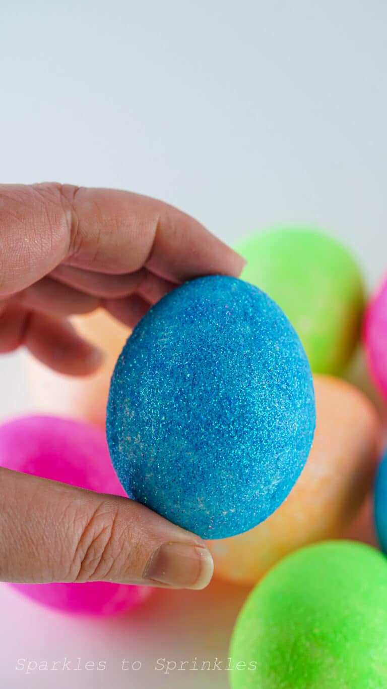 How To Make Glitter Easter Eggs Sparkles to Sprinkles