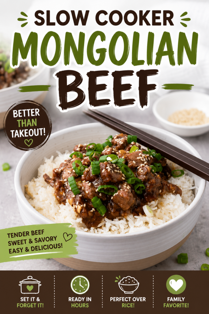 slow cooker mongolian beef pin new