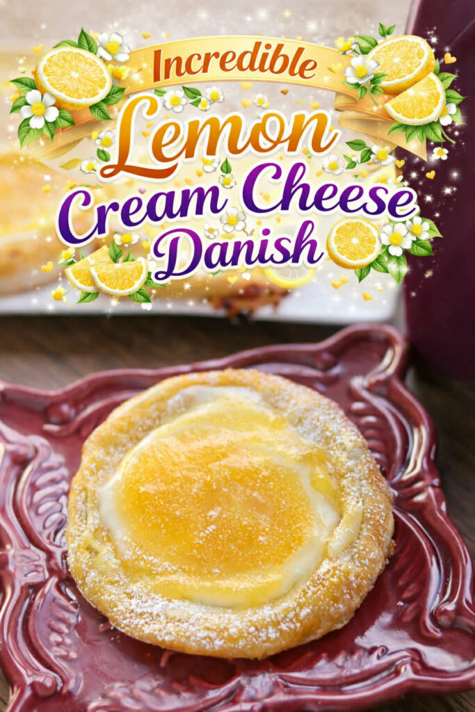 lemon cream cheese danish pin