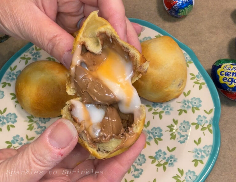 Air Fryer Cadbury Eggs Sparkles to Sprinkles