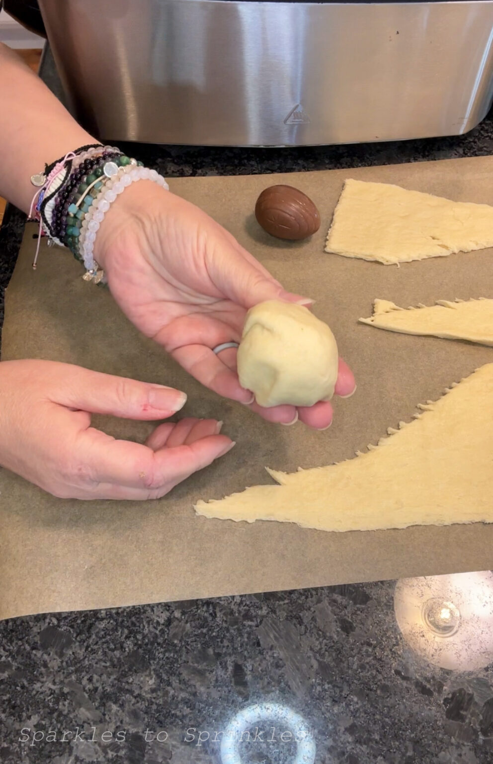 Air Fryer Cadbury Eggs Sparkles to Sprinkles
