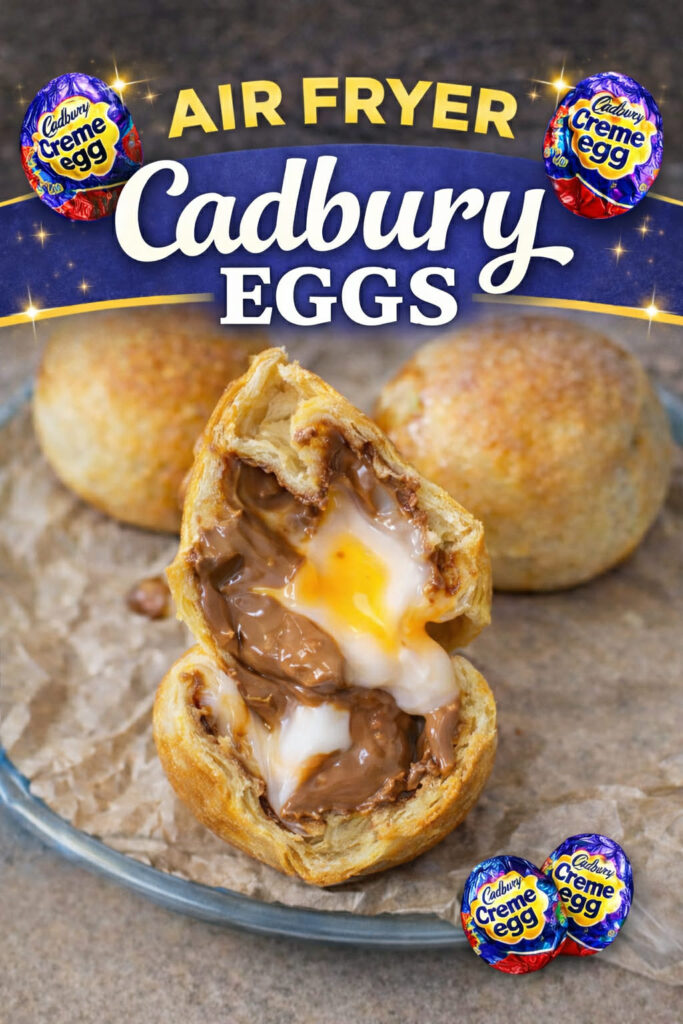 air fryer cadbury eggs pin