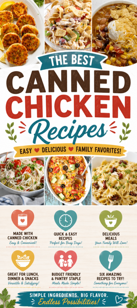 canned chicken recipes pin new