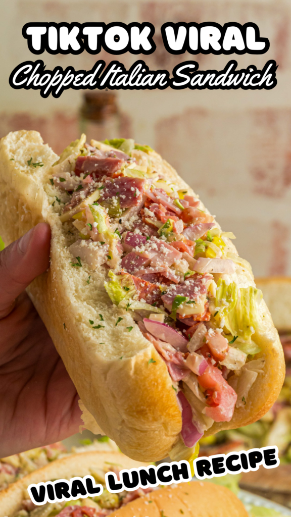 tiktok viral chopped italian sandwich long pin