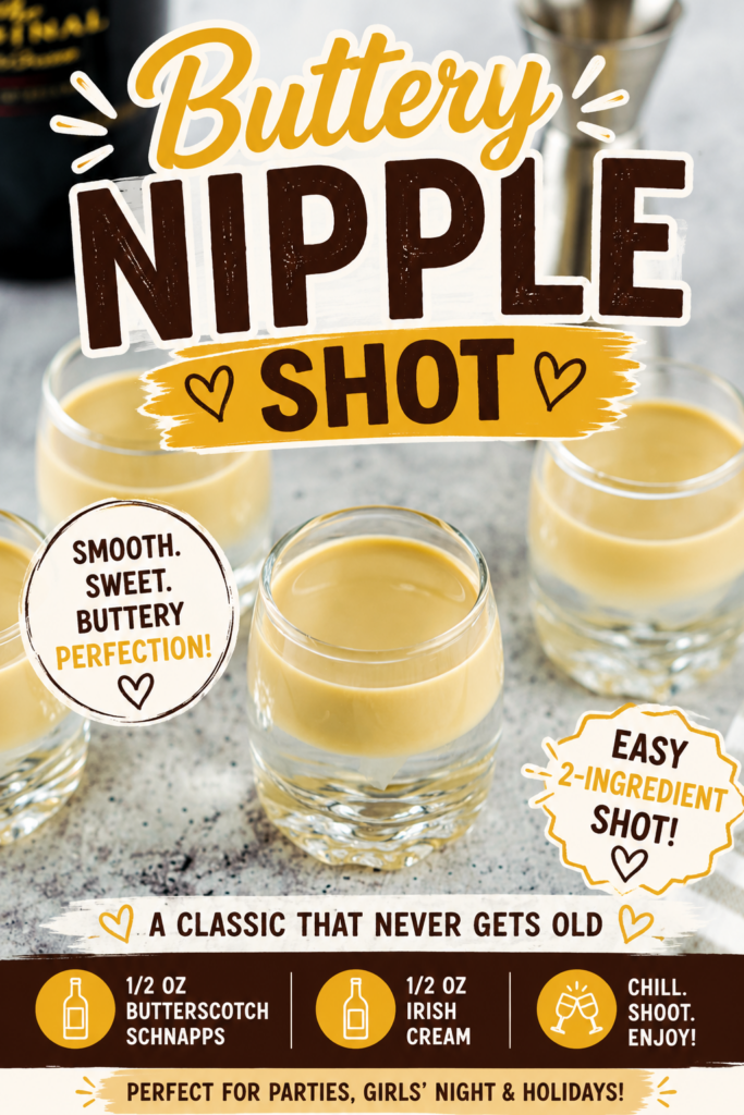 buttery nipple shot pin new