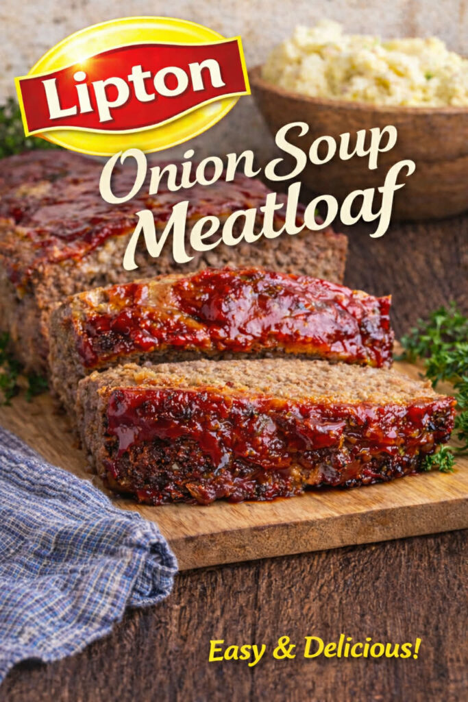 lipton onion soup meatloaf pin new