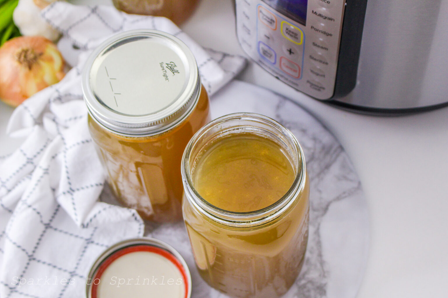 Instant Pot Bone Broth Sparkles to Sprinkles