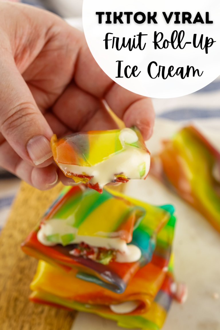 TikTok Viral Fruit RollUp Ice Cream Sparkles to Sprinkles
