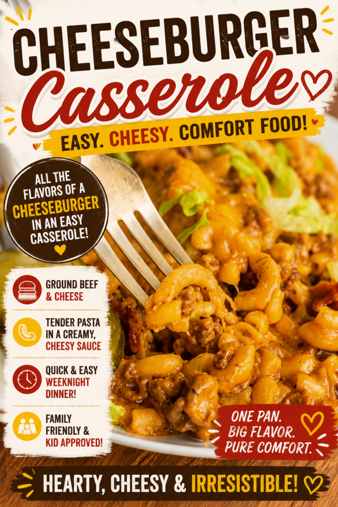 cheeseburger casserole pin new