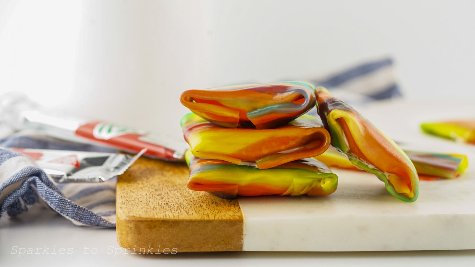 TikTok Viral Fruit RollUp Ice Cream Sparkles to Sprinkles