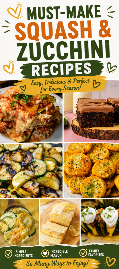 squash and zucchini recipes pin new