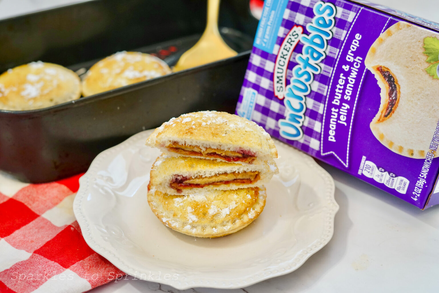 Air Fryer Uncrustables (Crispy, Gooey & Ready in Minutes!) - Sparkles