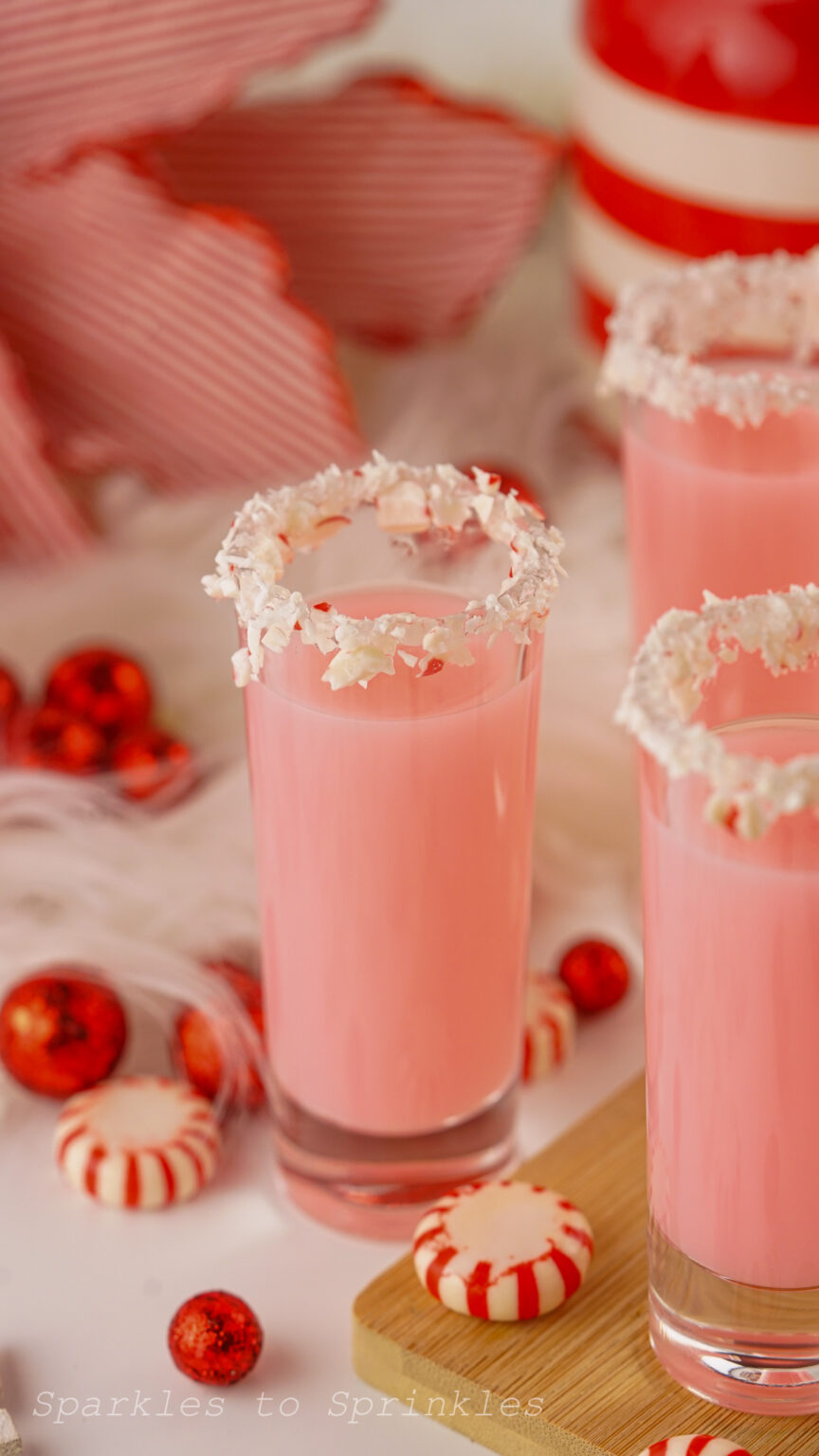 Peppermint Vodka Sparkles to Sprinkles