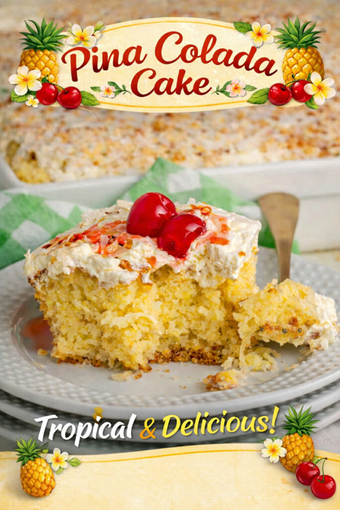pina colada cake pin new