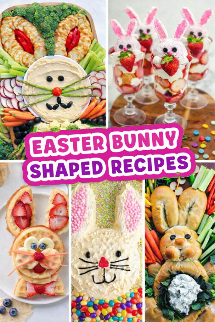easter bunny shaped recipes pin new