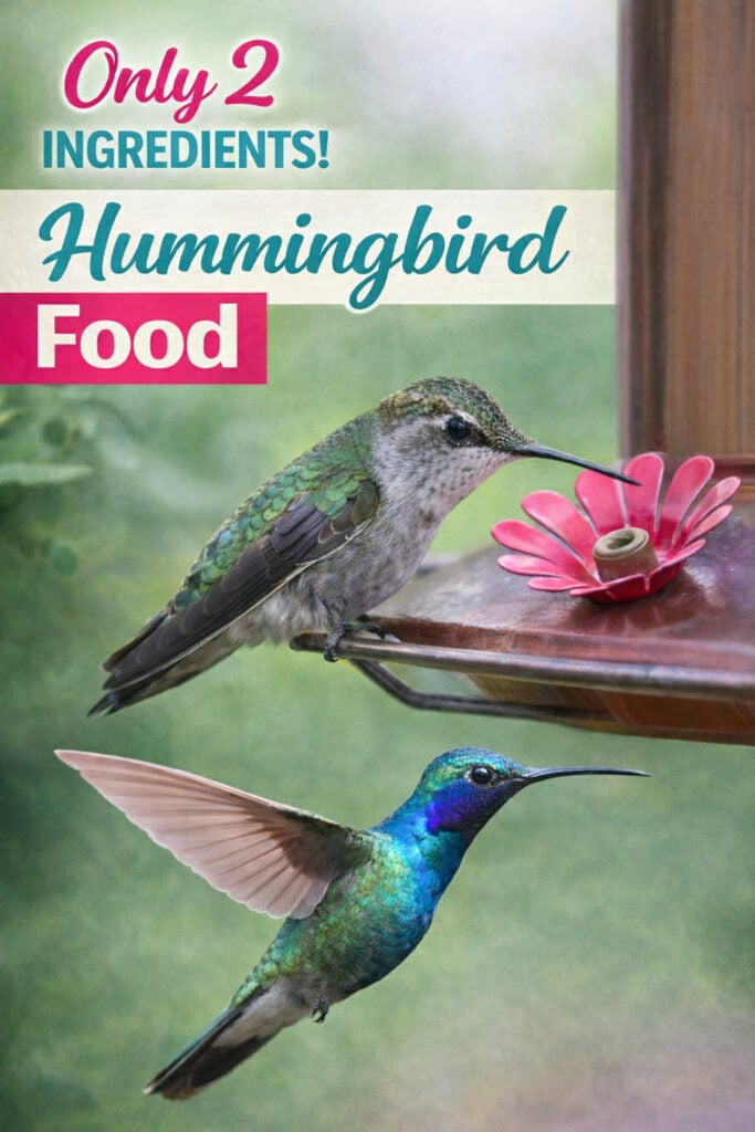 hummingbird food recipe pin