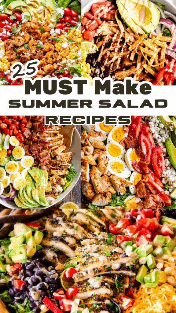 summer salad recipes long pin